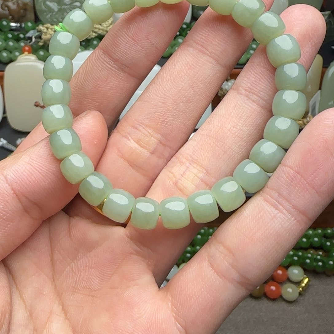 和田玉手链未镶嵌