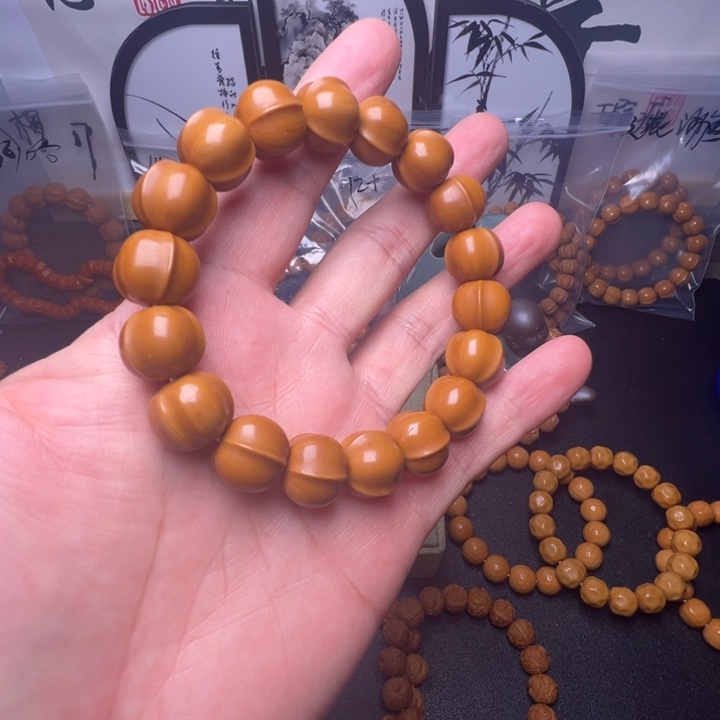 猴头核桃手串鲨鱼微瑕