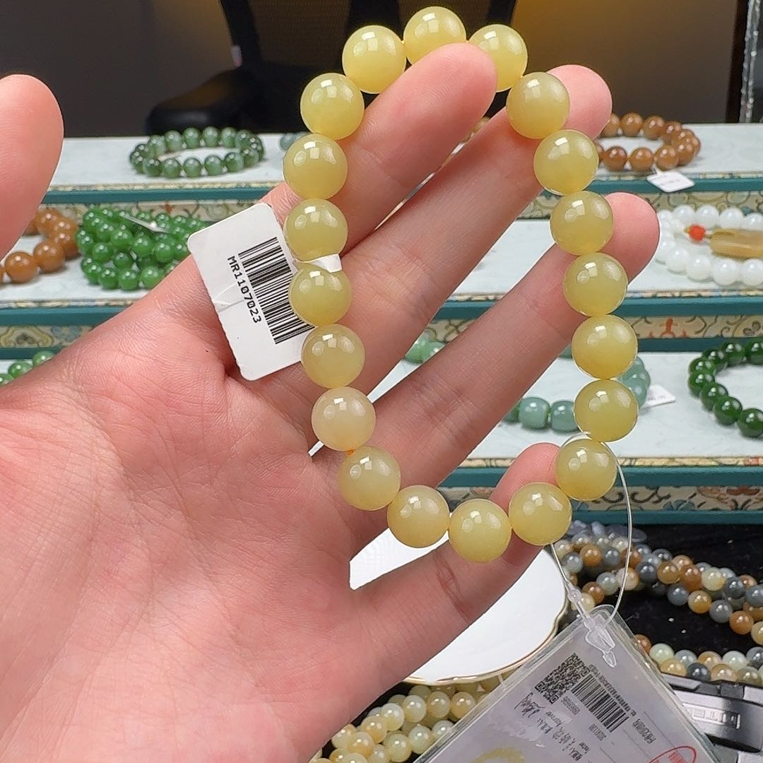 和田玉手串未镶嵌S****✨