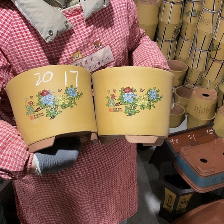 紫砂花盆紫砂花盆