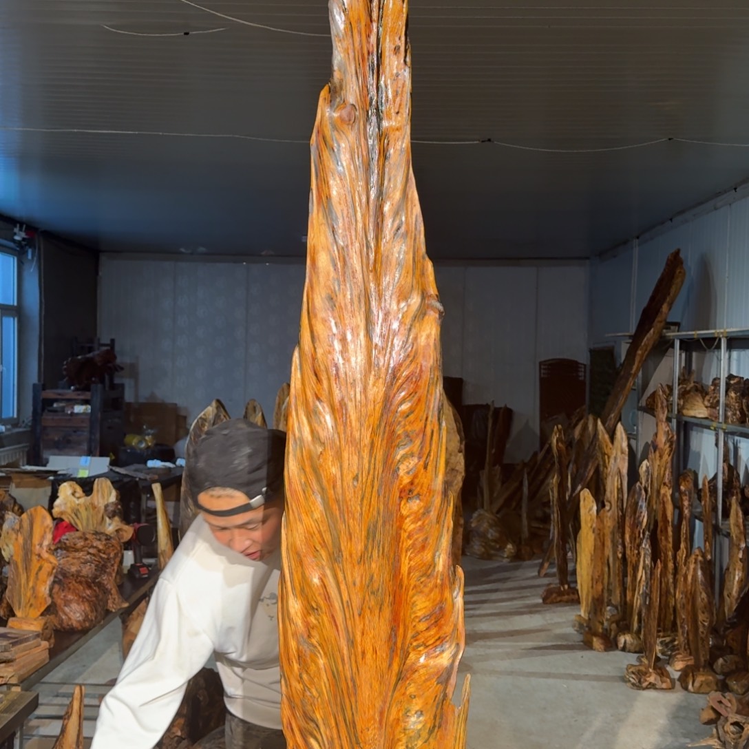 海***丶木佳友琥珀木摆件8