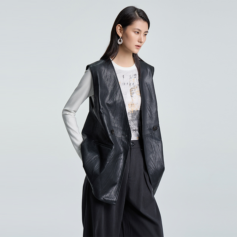 2026春S5C新款马甲日常通勤1A339时尚休闲百搭无袖