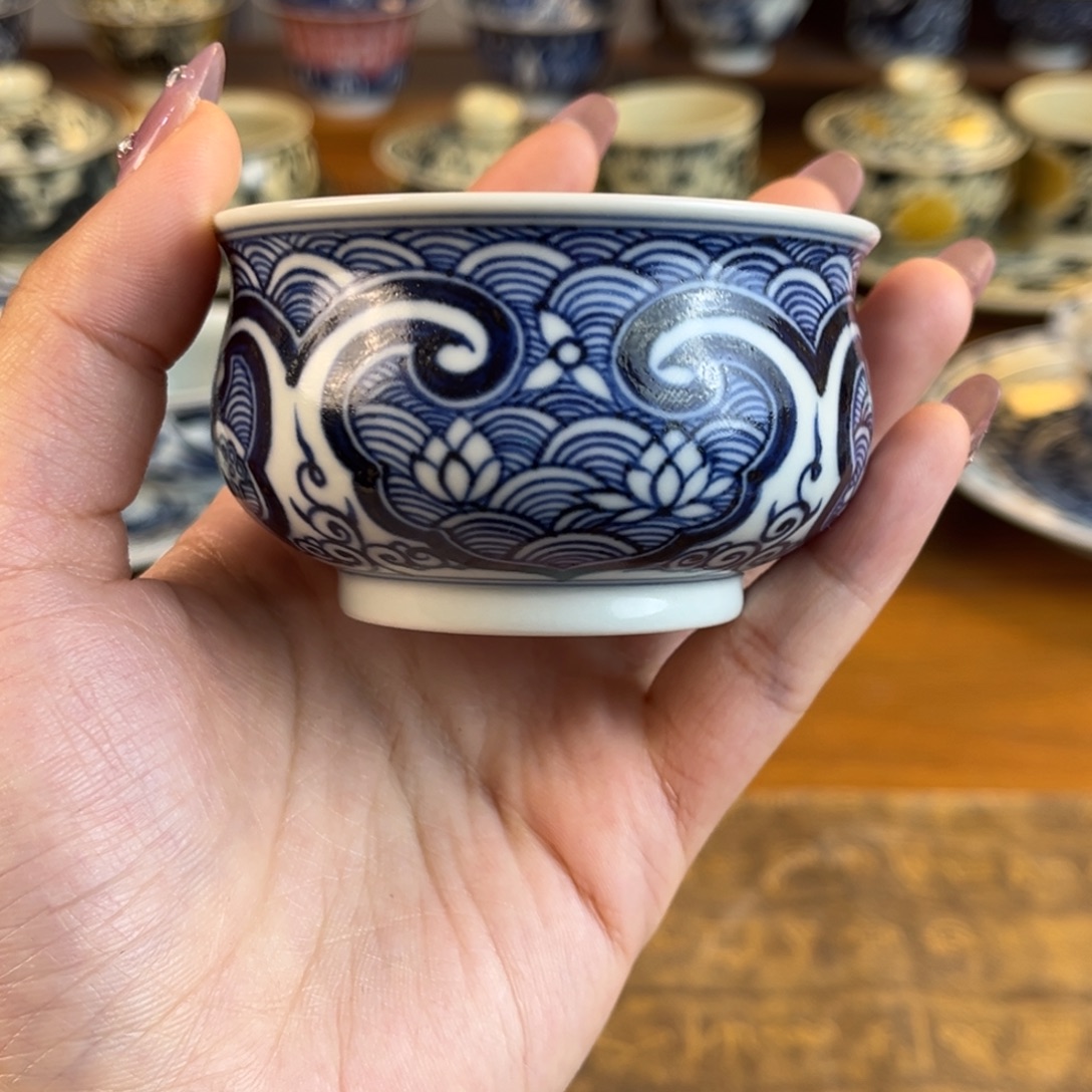 微瑕海生花炉式杯100cc