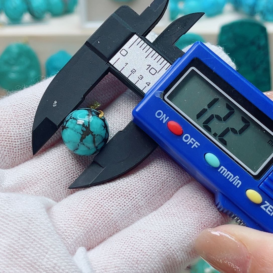 绿松石圆珠未镶嵌