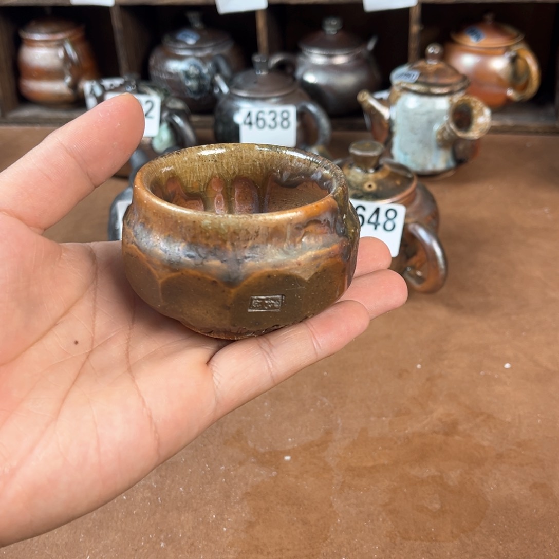 壶柴烧茶器主人杯