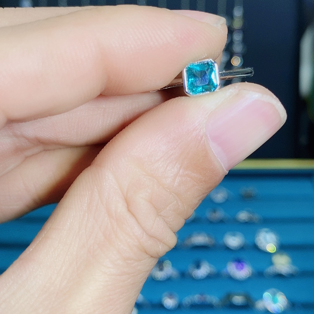 紫晶珠宝半成品银S925镶嵌