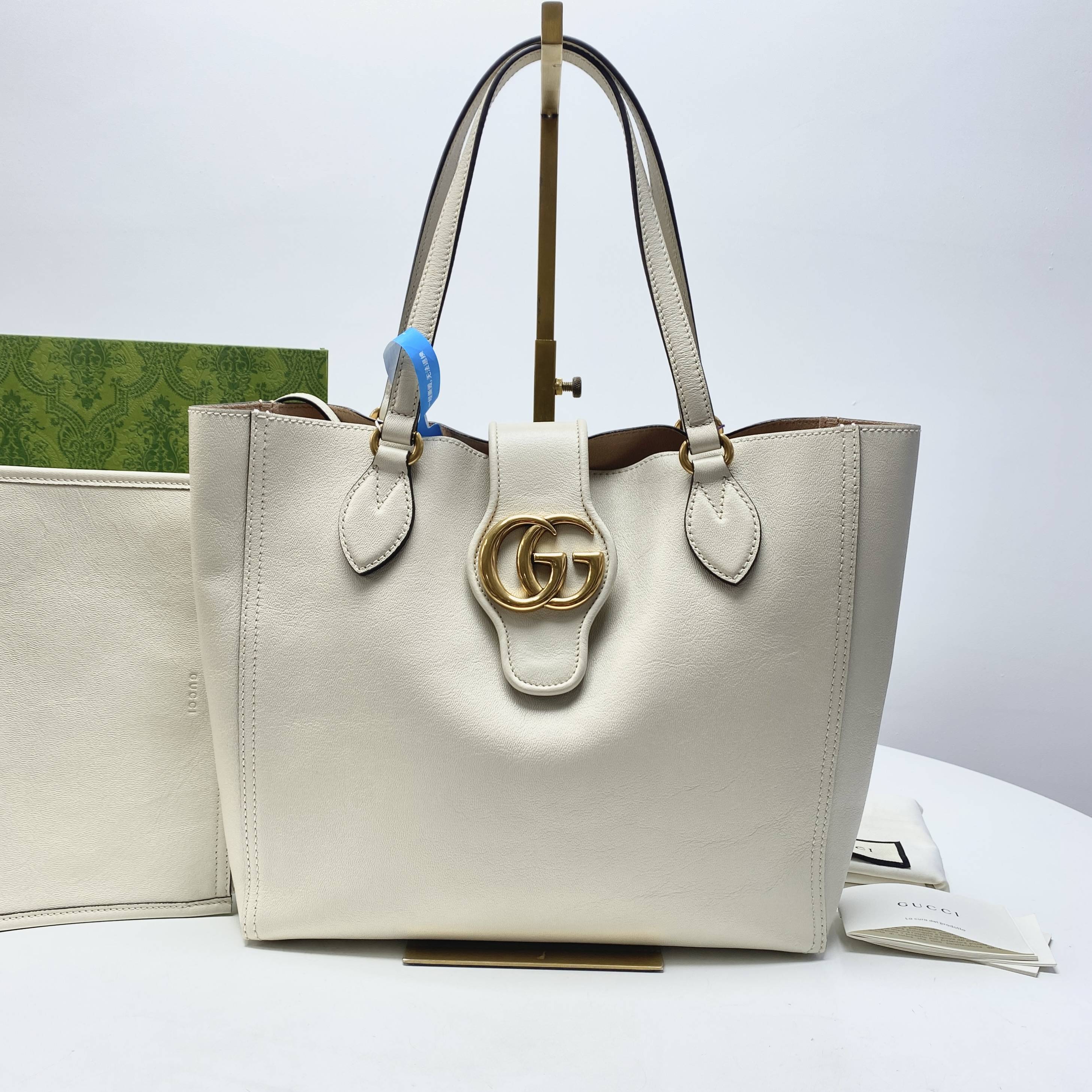 95新 GUCCI/古驰 丁丁专属 古驰全皮子母托特HBSA098