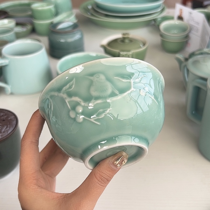 小米茶器龙泉青瓷