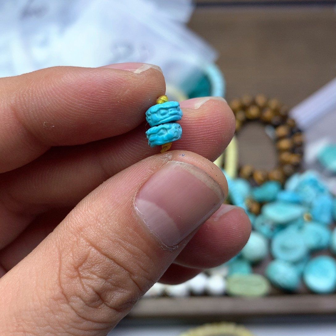 绿松石雕刻未镶嵌