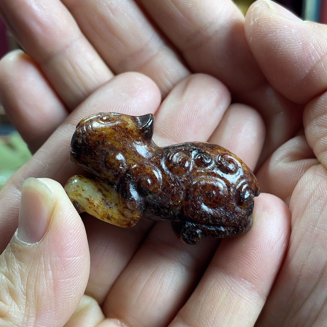 和田玉（糖玉）挂件未镶嵌