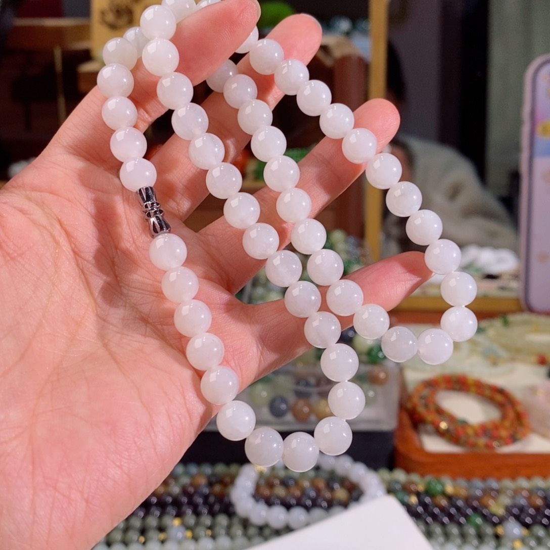 和田玉手串多样性拍一发一未镶嵌