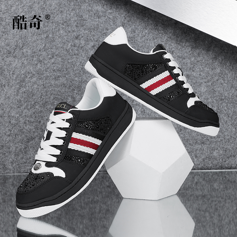 女码经典脏脏鞋复古板鞋做旧休闲鞋女生拼色时尚潮鞋低帮吸汗奢品