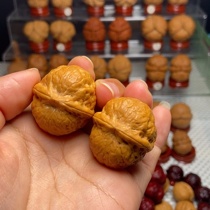 文玩核桃把件铁蛋萌萌包21
