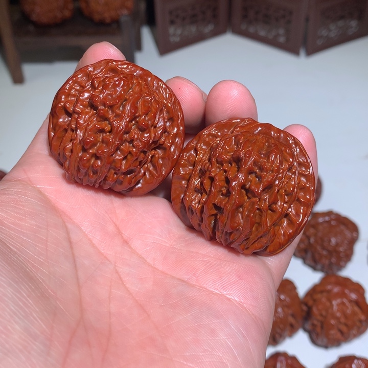 文玩核桃把件四座楼43.7