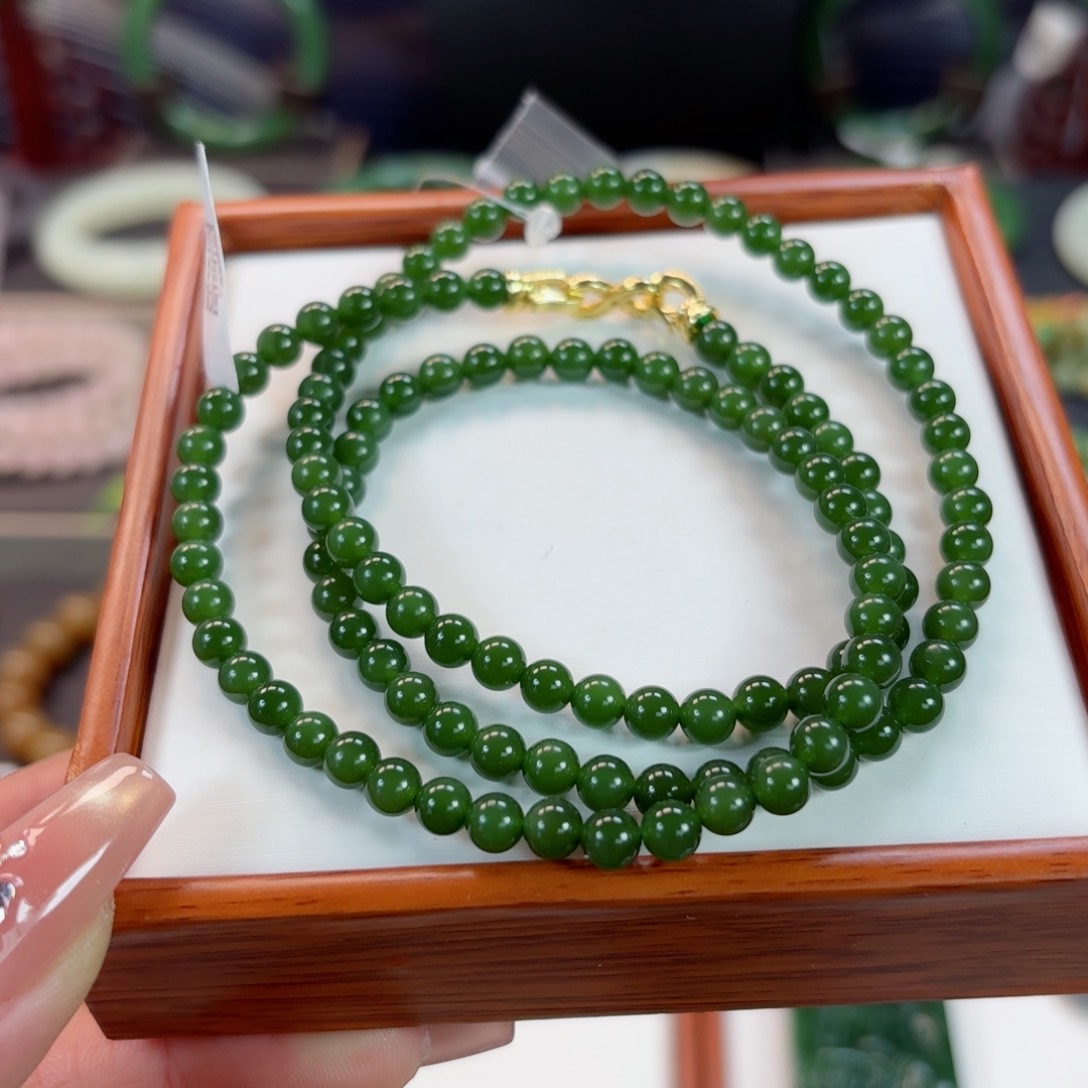 和田玉手链未镶嵌