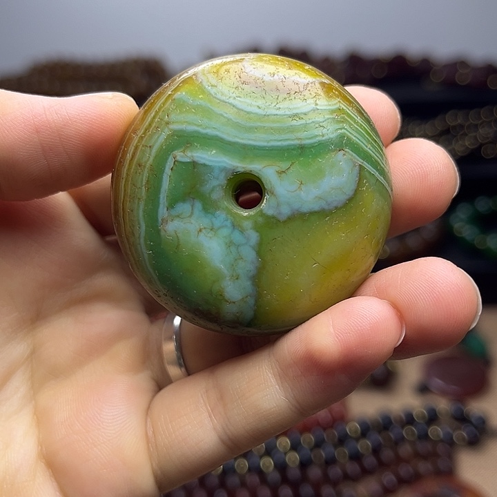 玛瑙/玉髓合金方珠