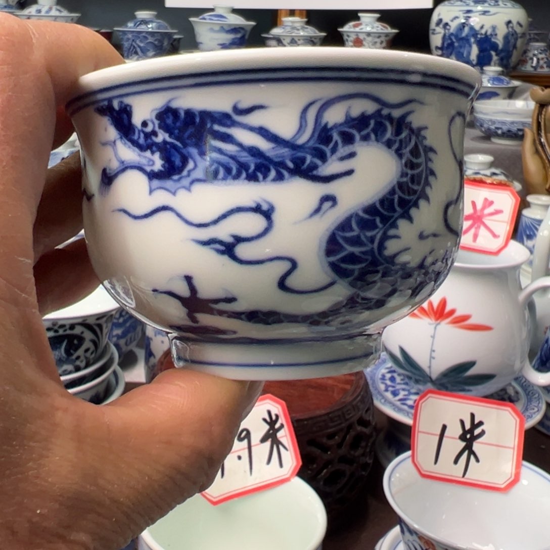 摆件景德镇青花瓷器