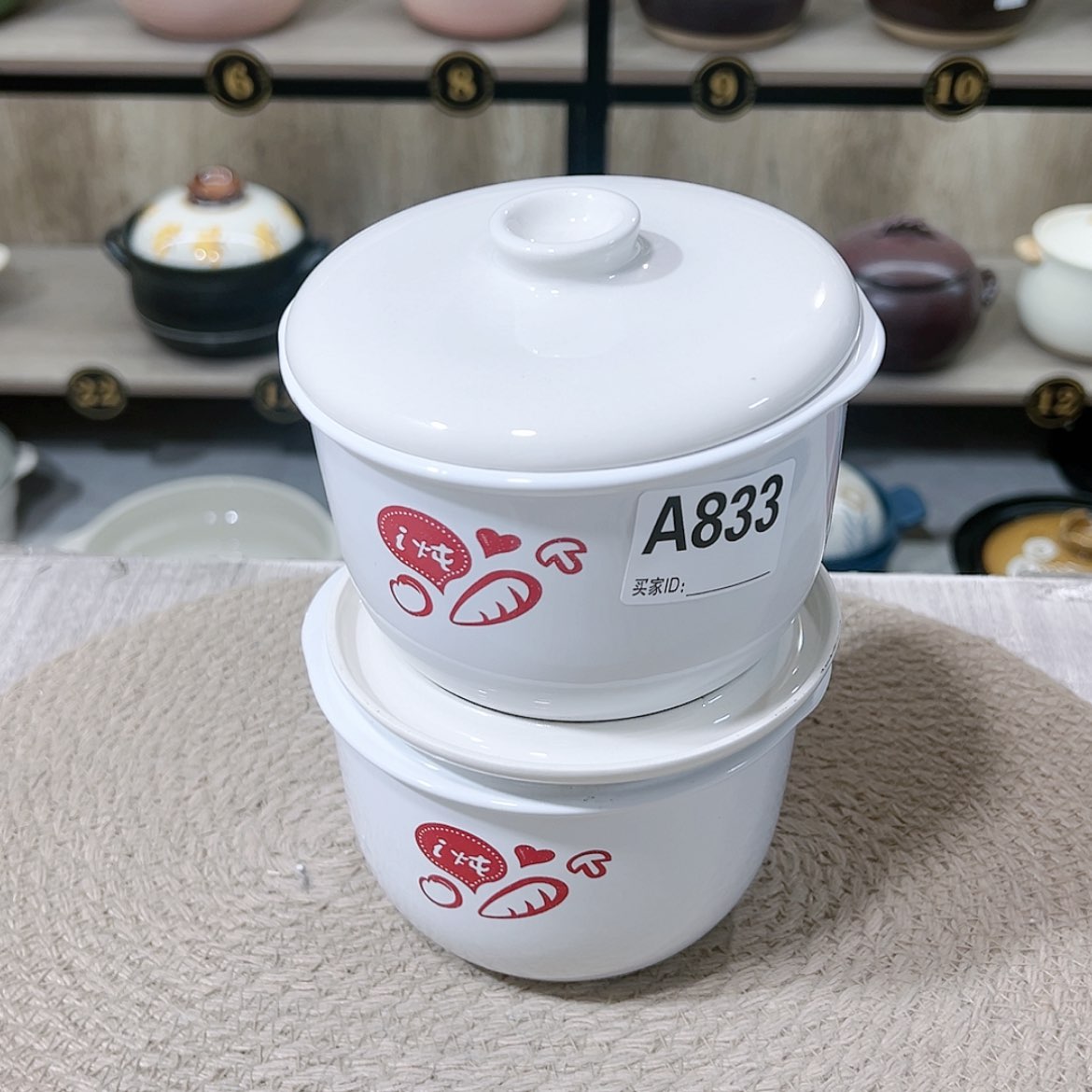 【闪购商品】800毫升炖盅微瑕疵833