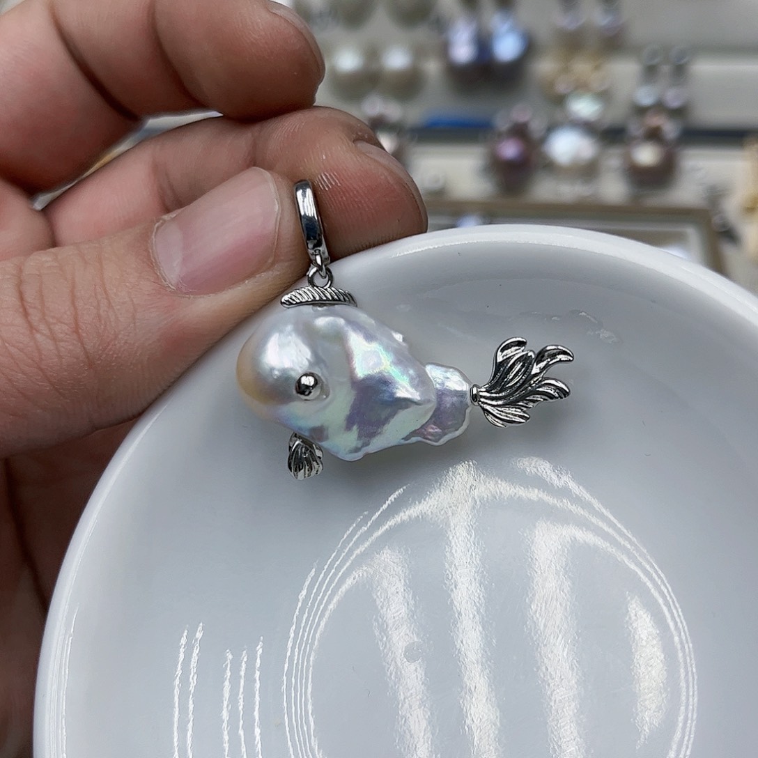 淡水珍珠吊坠(不含链)未镶嵌05