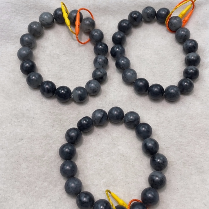 和田玉未镶嵌手串新疆青花子卡12柔光多样性拍一发一