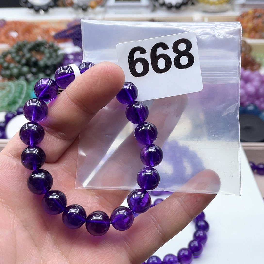 水晶手链未镶嵌李***学天然