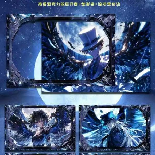 名侦探柯南系列亚克力色纸A6大卡收藏盲盒