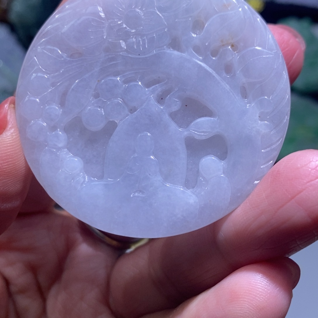 【闪购商品】翡翠未镶嵌颈饰悟道