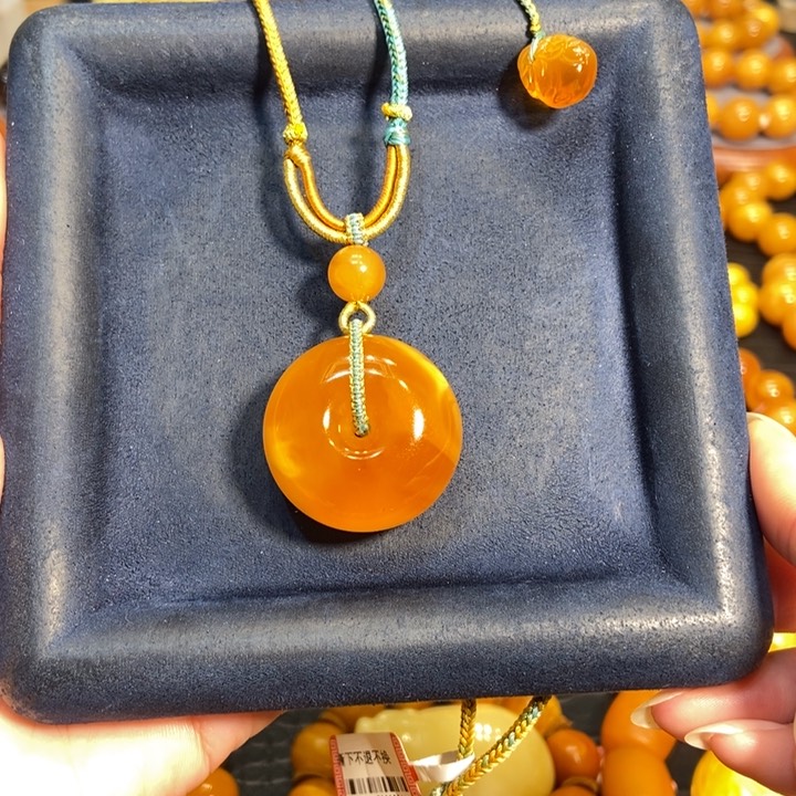 蜜蜡颈饰未镶嵌晓**安蜜蜡