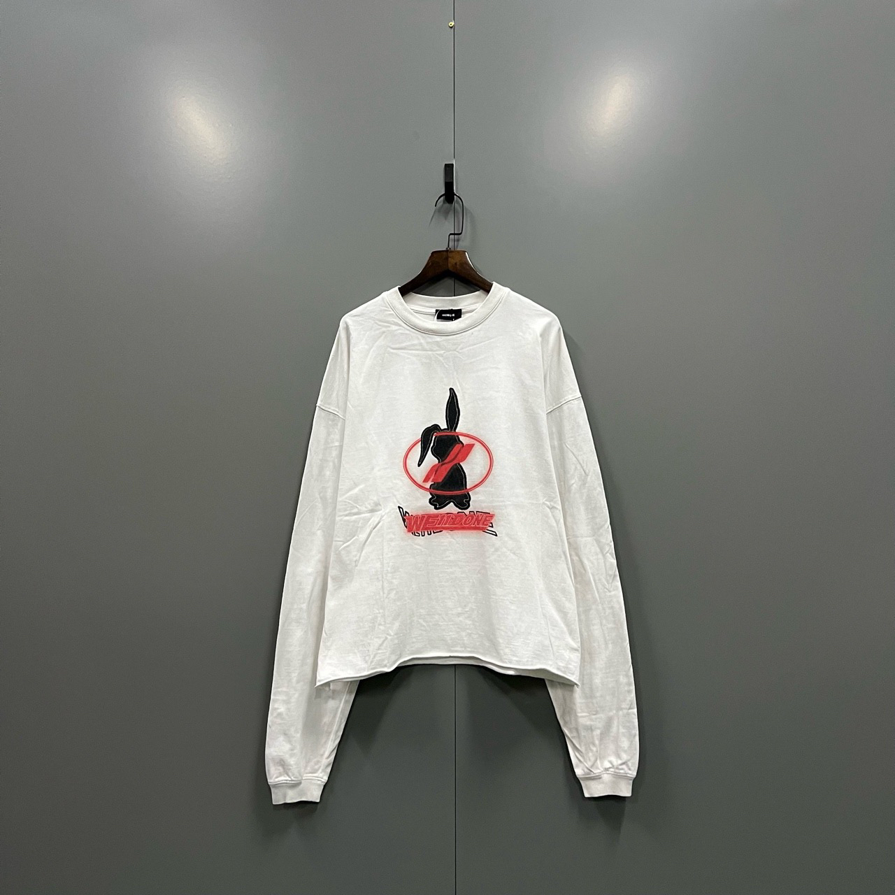 （bb）115 WE11DONE 兔子logo印花卫衣 S码/95新/3010/吊牌/005993