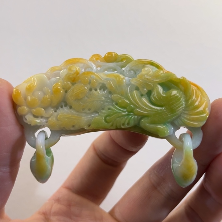 翡翠吊坠(赠链)未镶嵌代编织