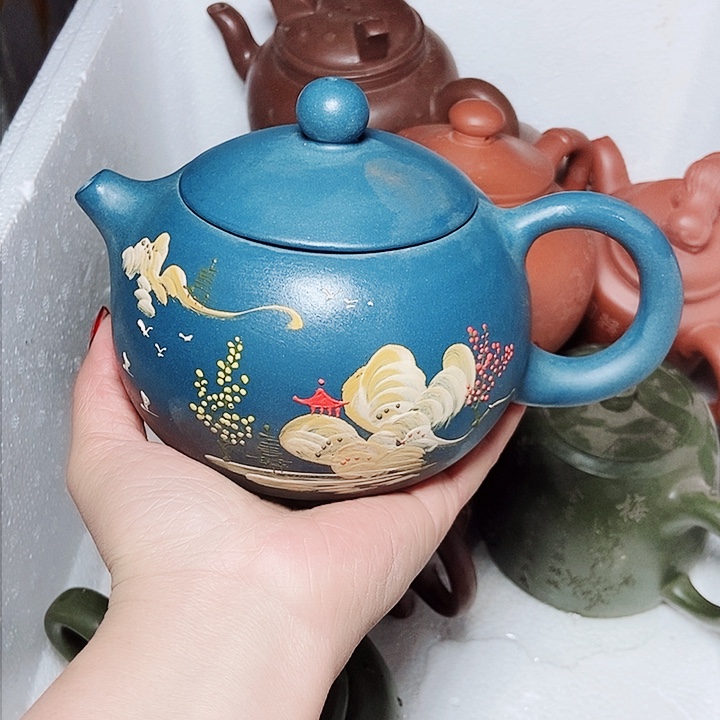 紫砂茶杯宜兴紫砂手工制作