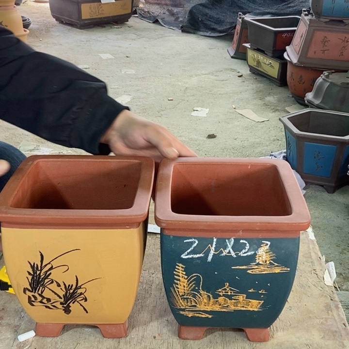 紫砂花盆紫砂紫砂