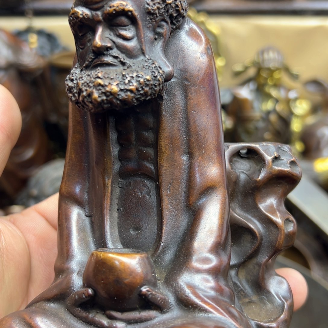 铜摆件欢迎欢迎你