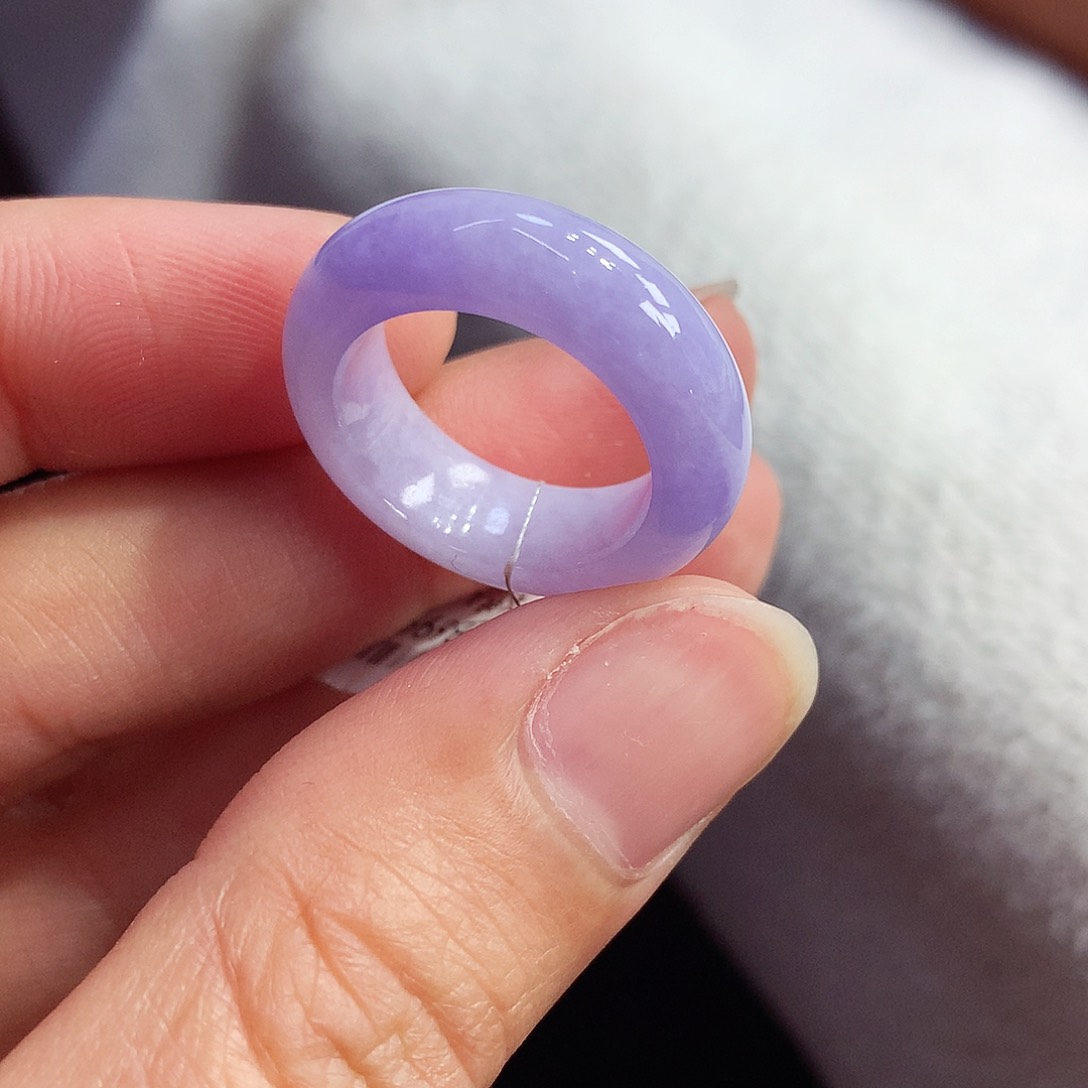 翡翠未镶嵌戒指10号