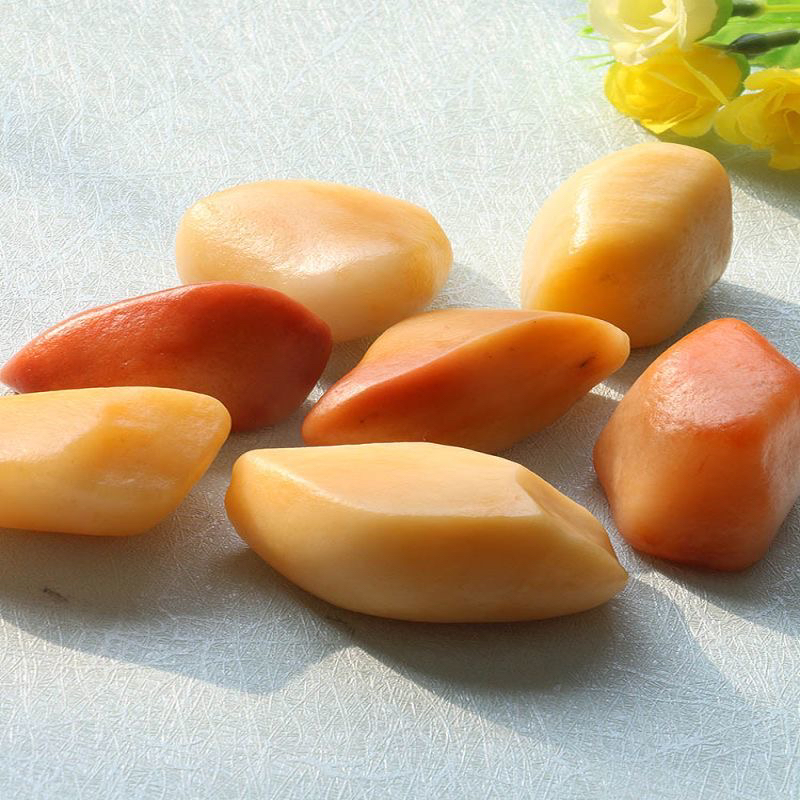 新疆盆景石   戈壁方解石 黄蜡石  （一物一拍 直播间为准 ）