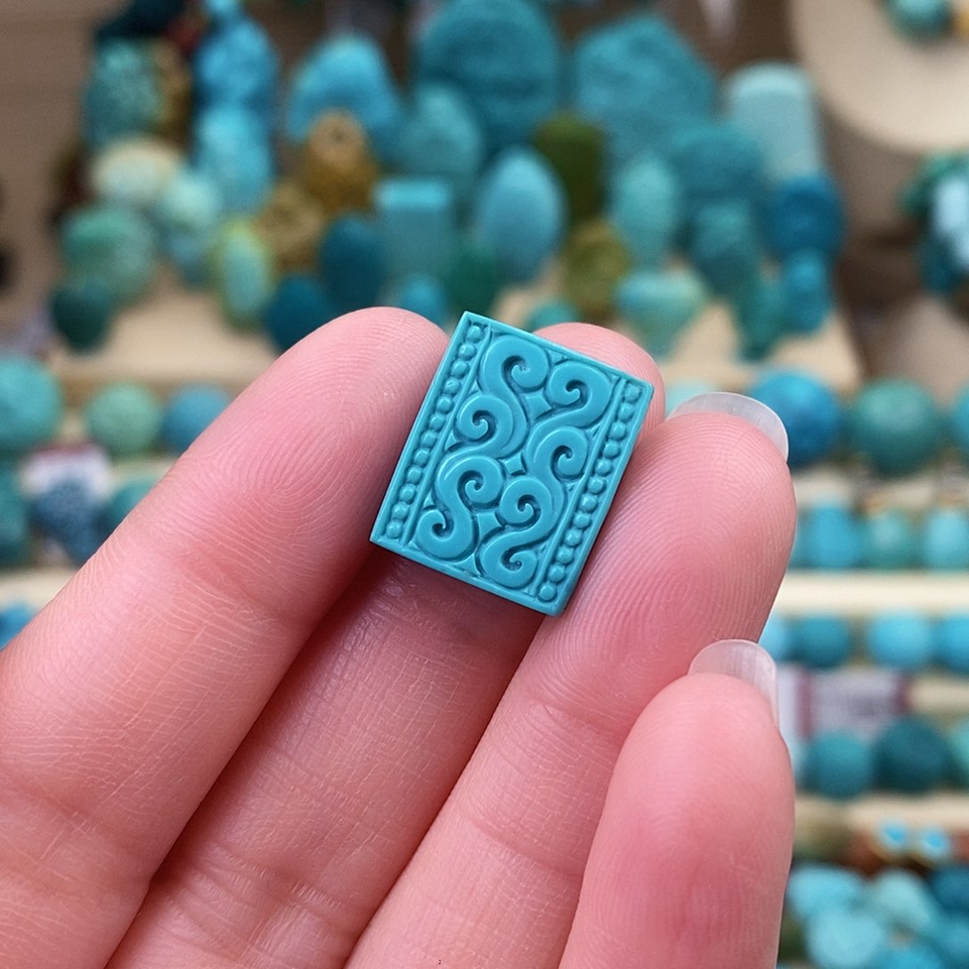 绿松石珠宝奇石未镶嵌