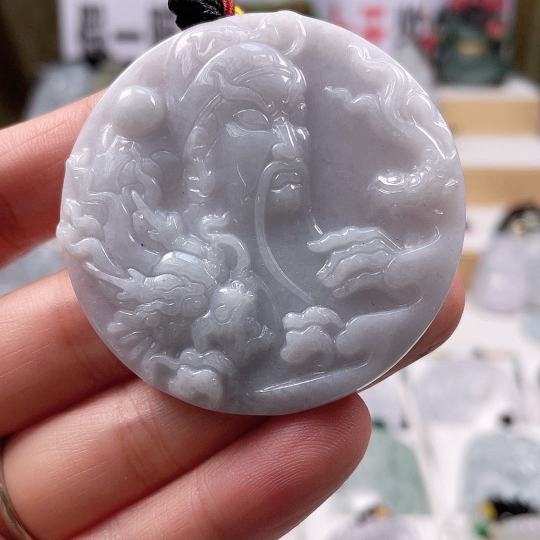 翡翠颈饰未镶嵌0249挂件