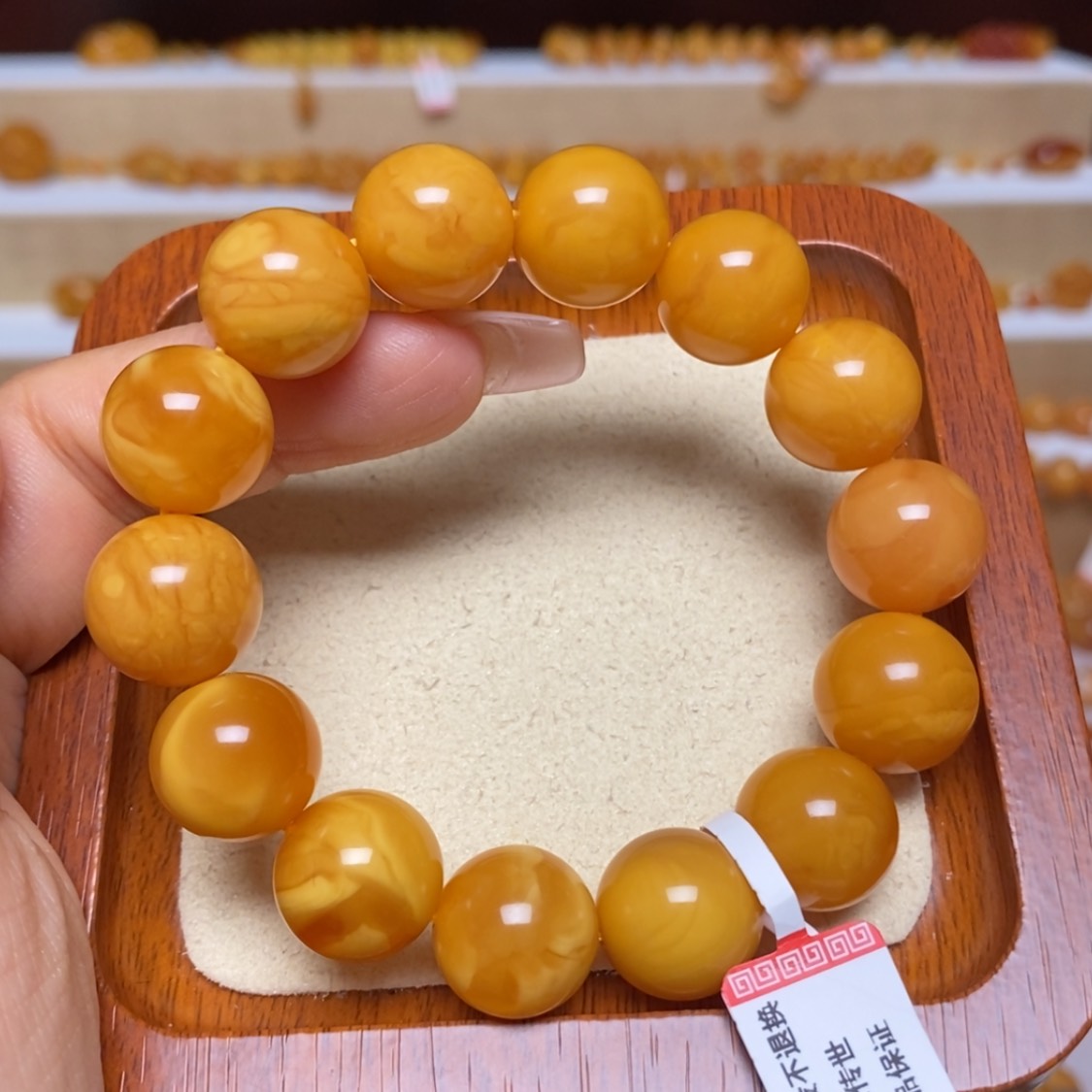 【闪购商品】未镶嵌蜜蜡手链手串