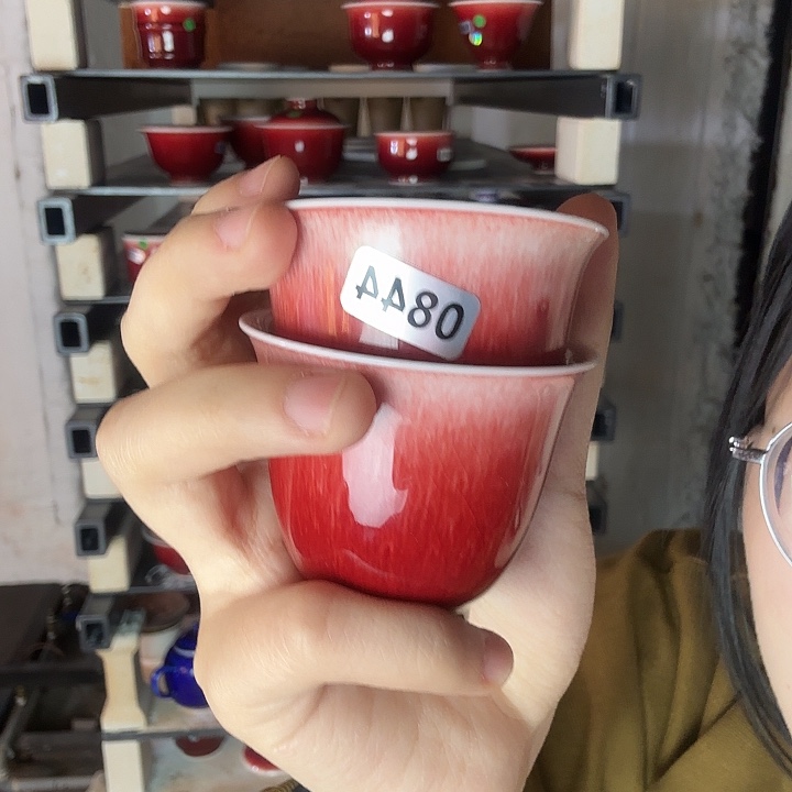 瓷片景德镇郎红陶瓷