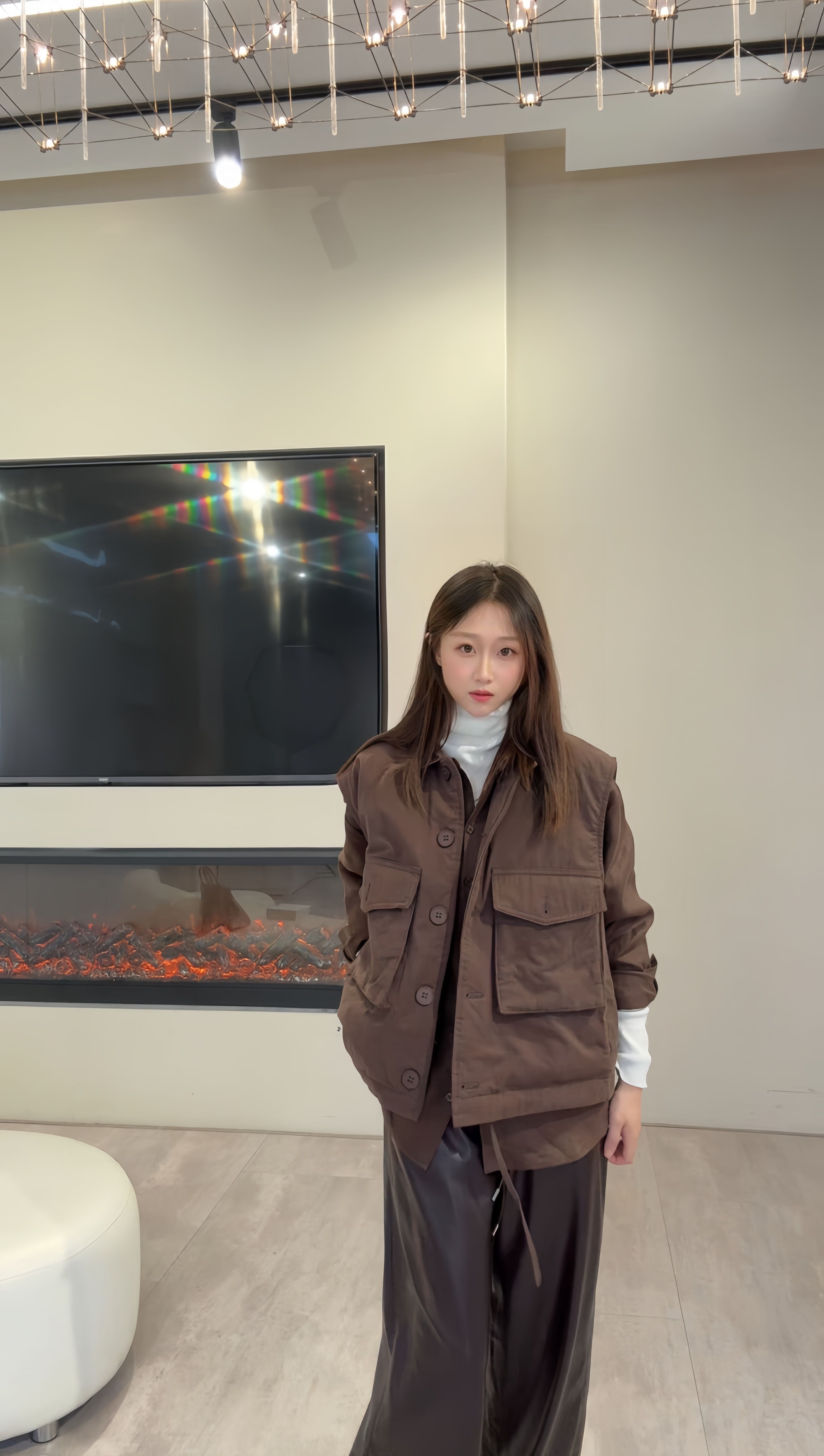 【壹壹专属】舒适夹棉无袖宽松大码休闲叠穿马甲MJ9743