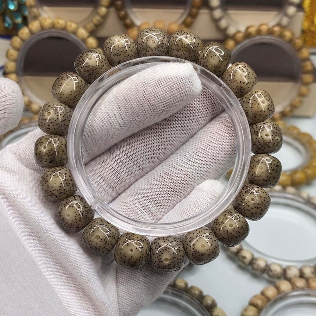 星月菩提手串11×12一物一图原生态同枝糯冰小细星无烟花