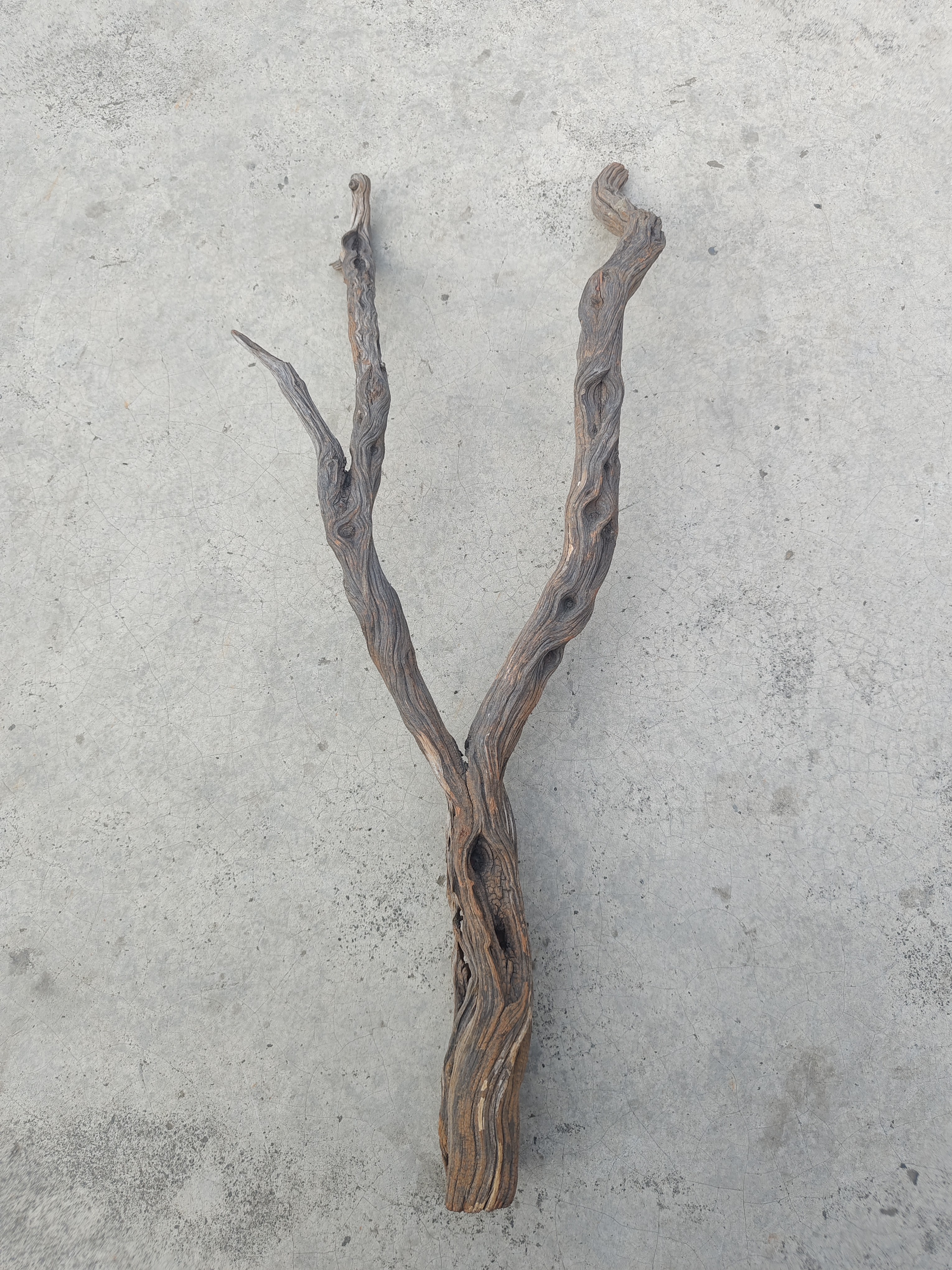 火琉璃木料叉子摆件料