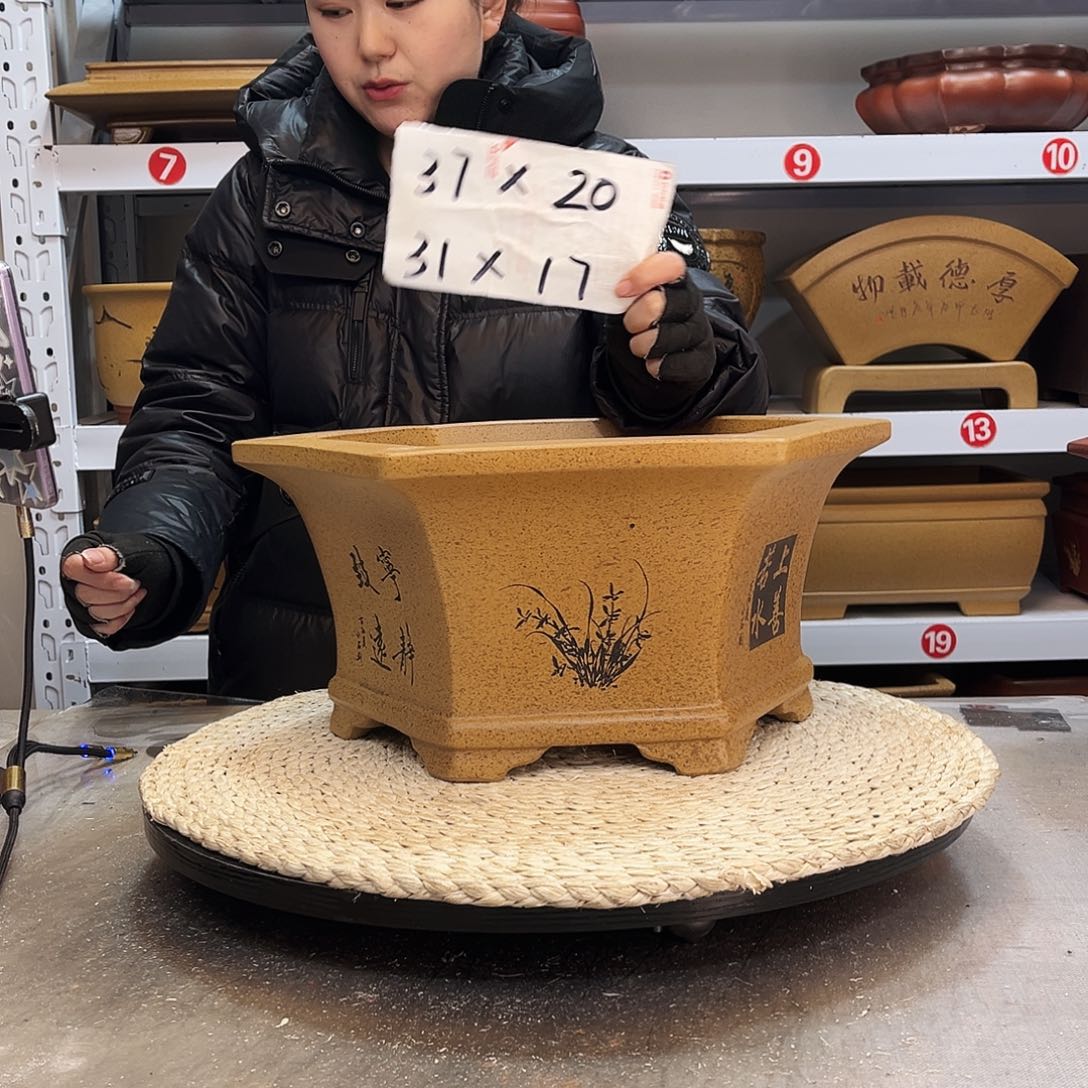 紫砂花盆紫砂花盆