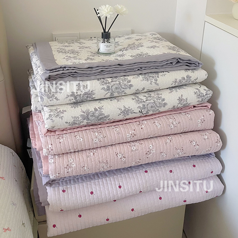 莫代尔天丝床盖微凉感柔软加厚床单榻榻米炕盖防滑床垫可铺可盖