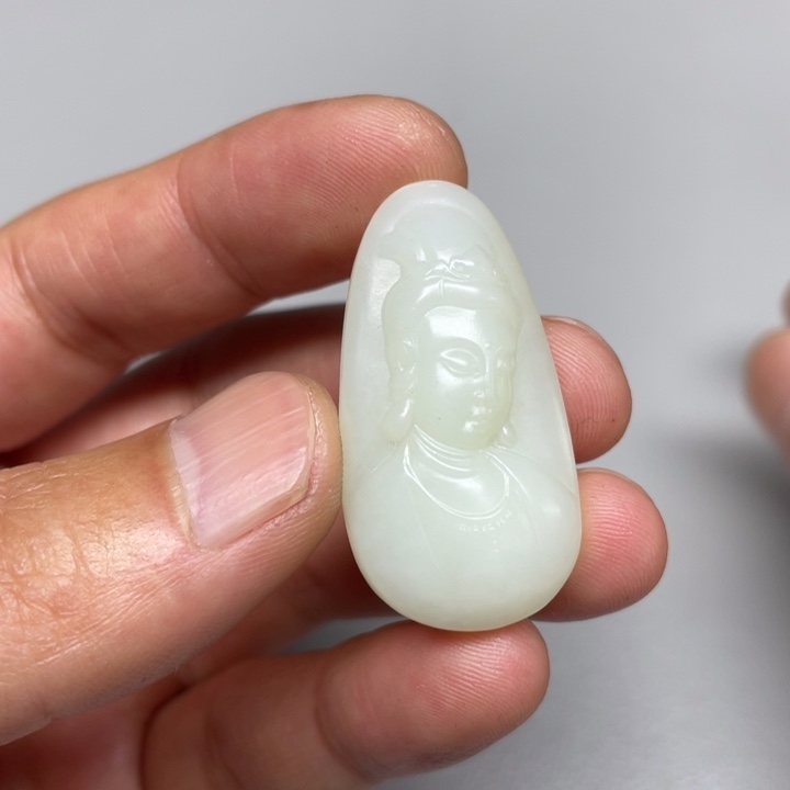 和田玉吊坠(不含链)未镶嵌顺****9