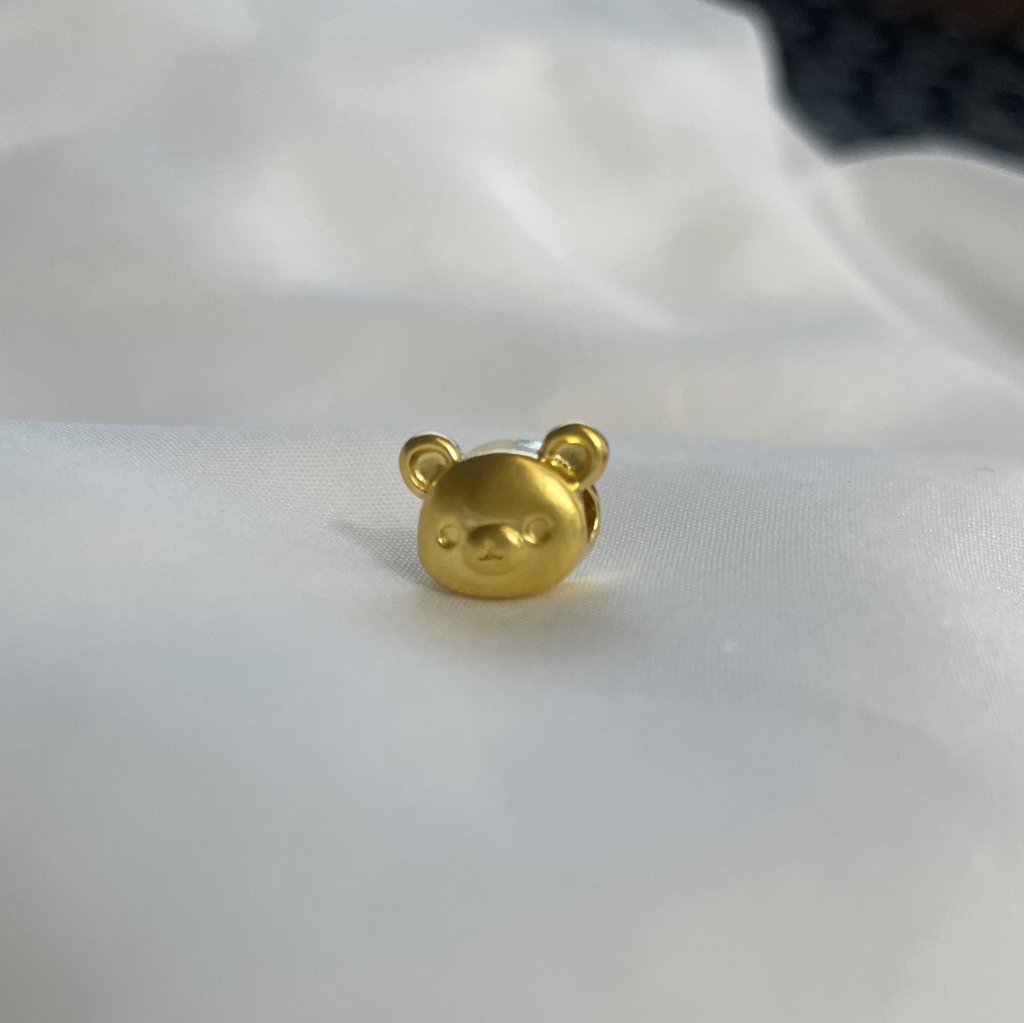 【足金999】小熊 5D工艺时尚百搭