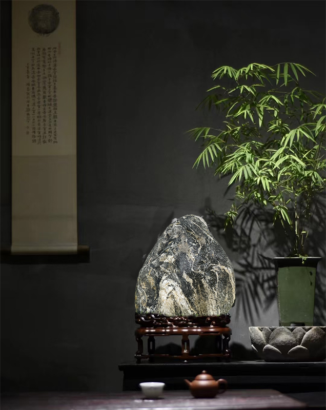 奇石原石石头摆件靠山石老料风化平安石办公室客厅玄关桌面摆件