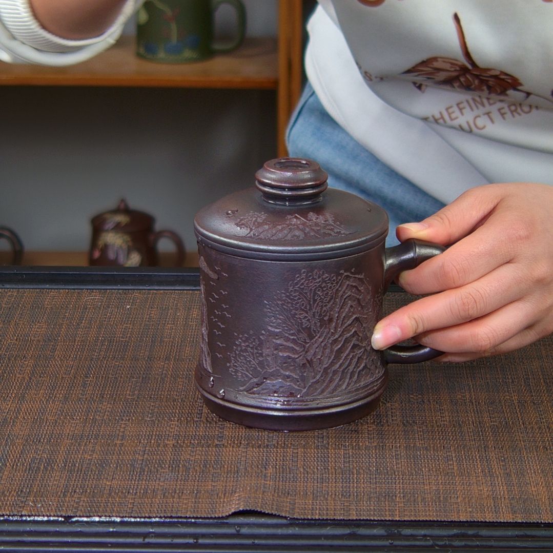 紫砂茶杯高货放漏