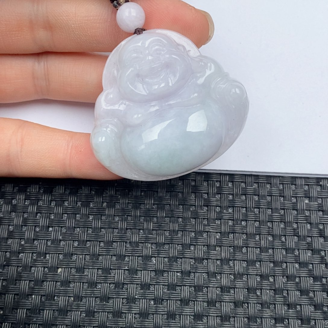 翡翠颈饰银S925镶嵌吊坠