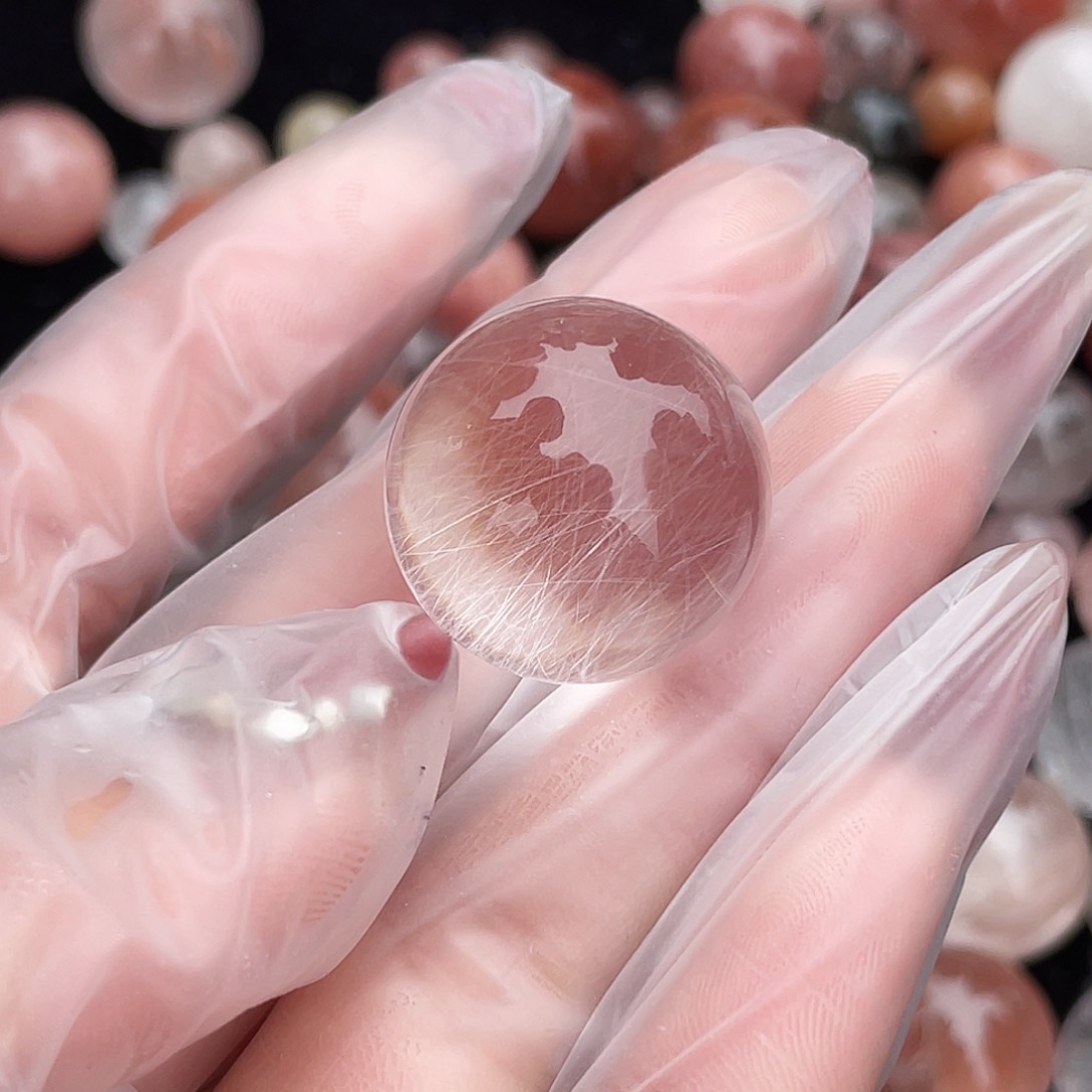 水晶单珠单珠银S925镶嵌艾***姆